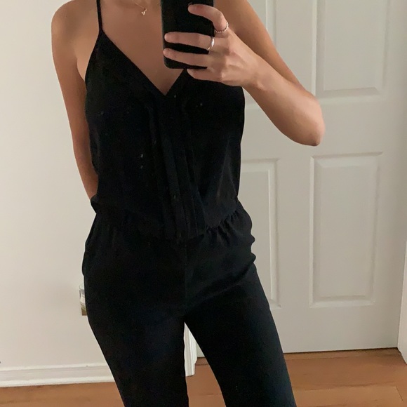 Joie Black Jumpsuit - Picture 2 of 10